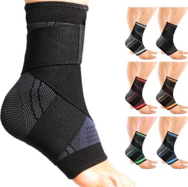 Adjustable Sports Ankle Support Compression Ankle Brace Protector Running Soccer Basketball Gym Ankle Stabilizer Bandage Strap - Image 2