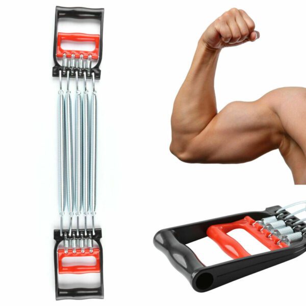 Chest Expander Forearm Hand Gripper Arm Weights with 5 Springs Home Workouts - Image 5