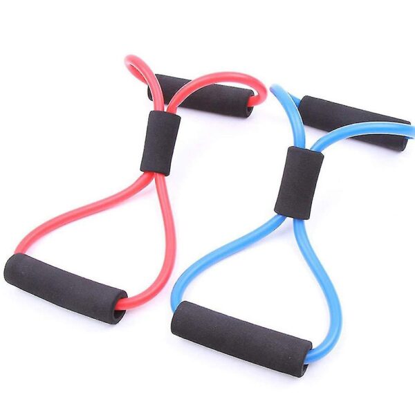 Yoga 8 Shape Pull Rope Tube Pilates Resistance Band - Image 5